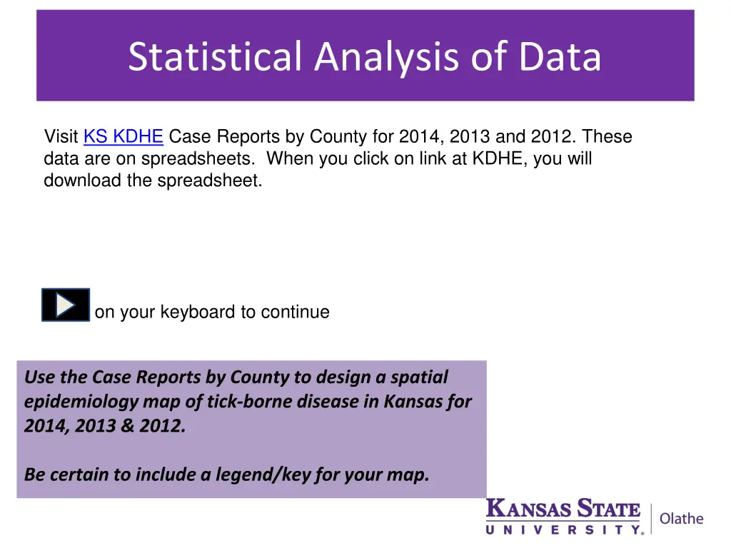 statistical analysis of data 1