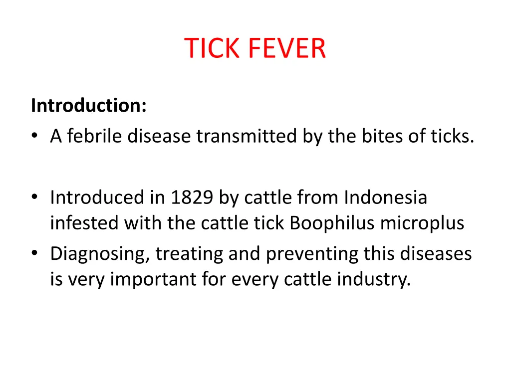 tick fever