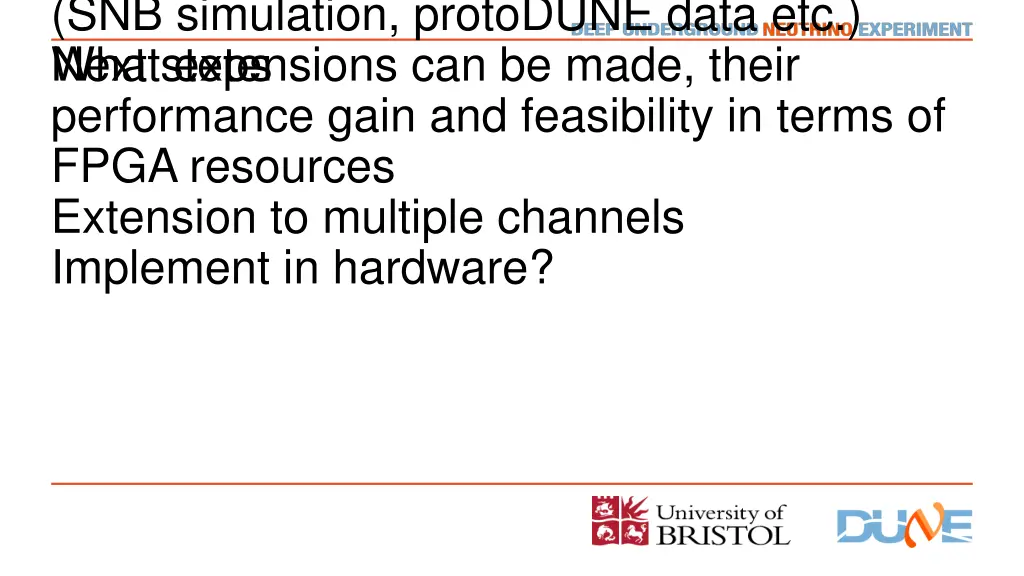 snb simulation protodune data etc