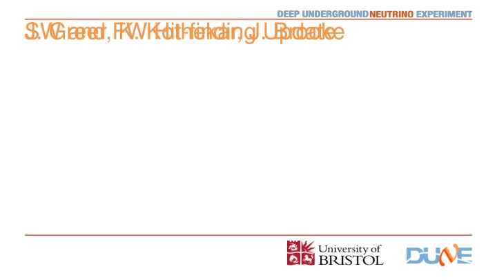 sw and fw hit finding update j greer k kothekar