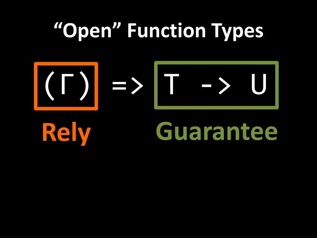 open function types 1