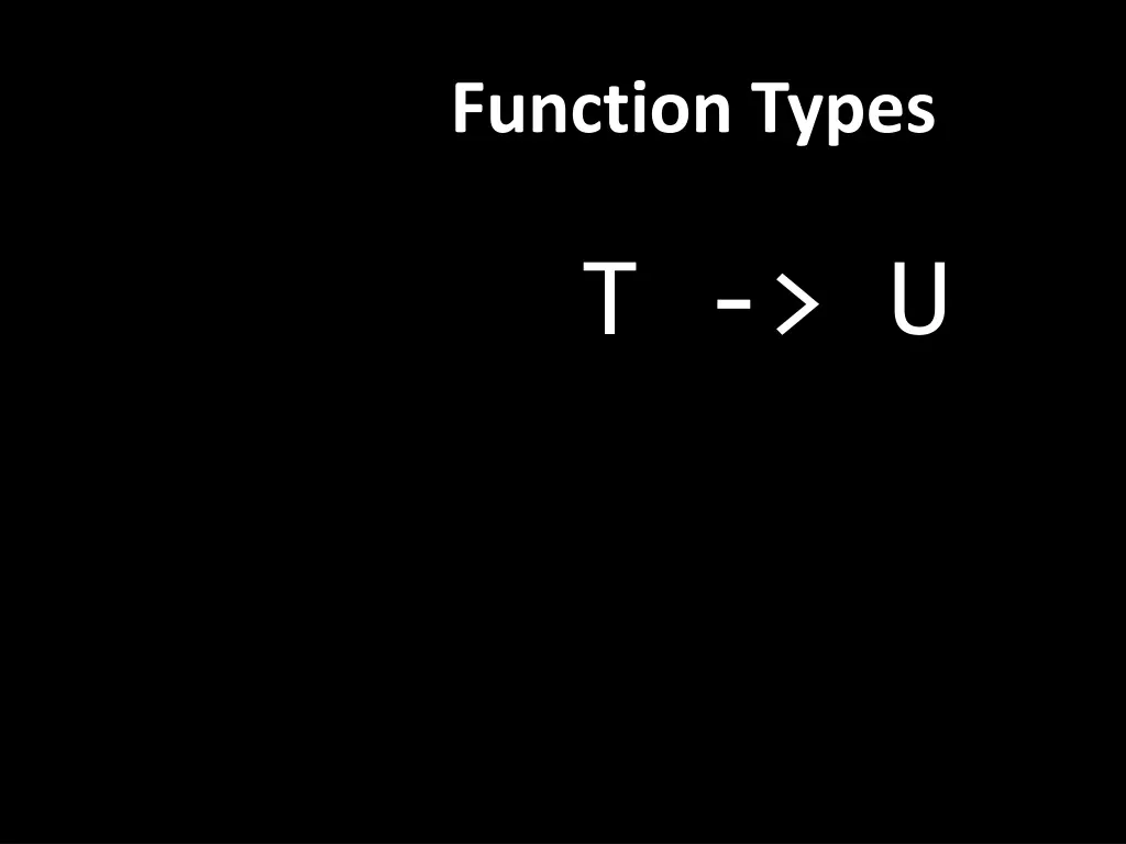 open function types