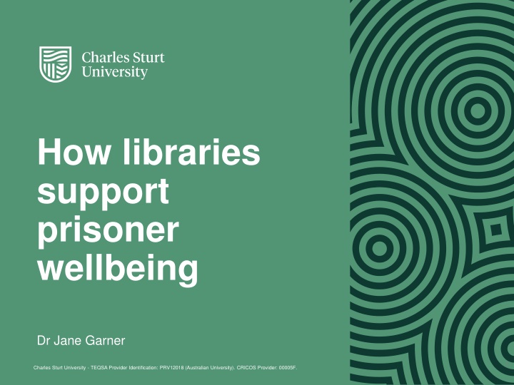 how libraries support prisoner wellbeing