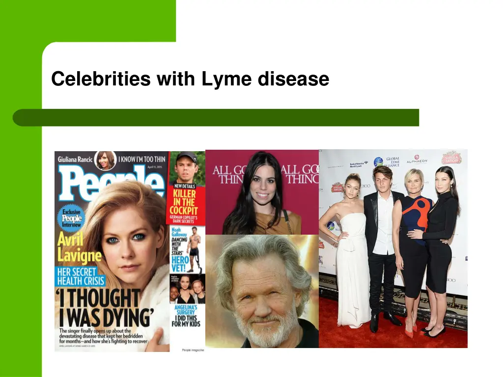 celebrities with lyme disease