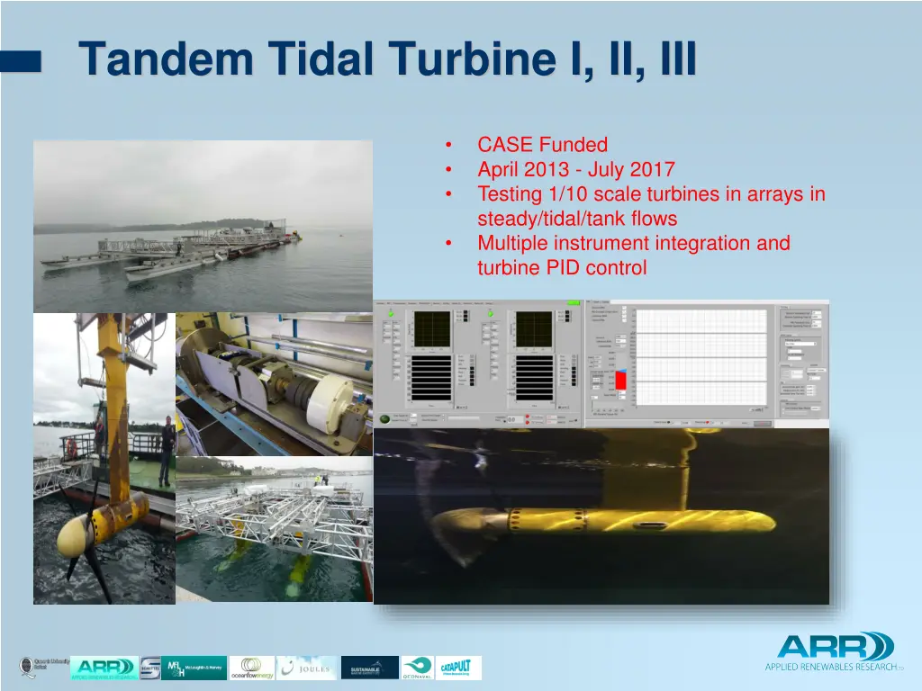 tandem tidal turbine i ii iii