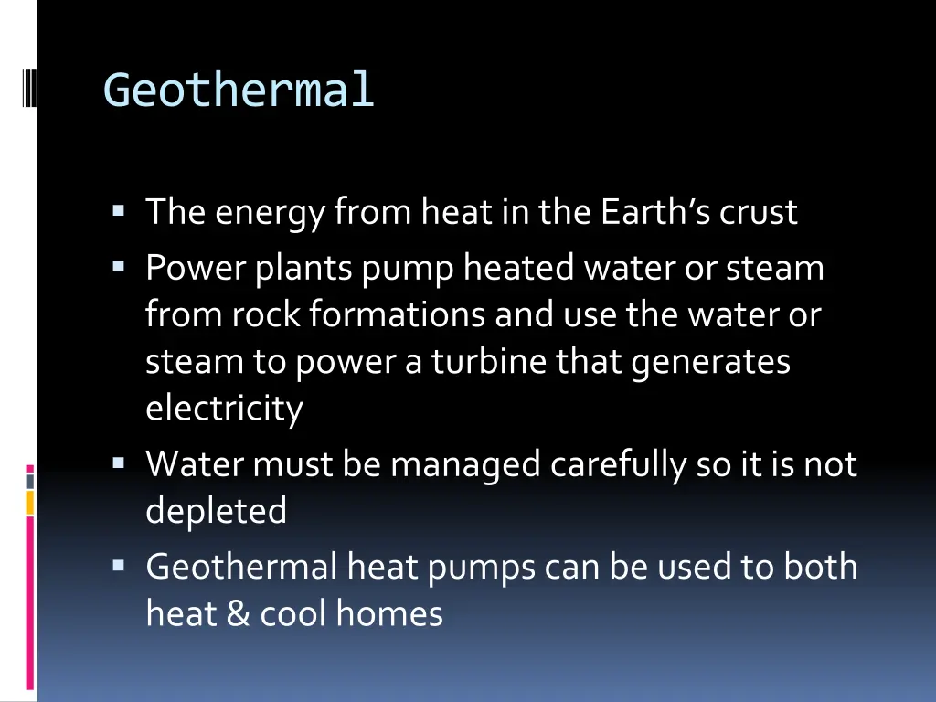 geothermal