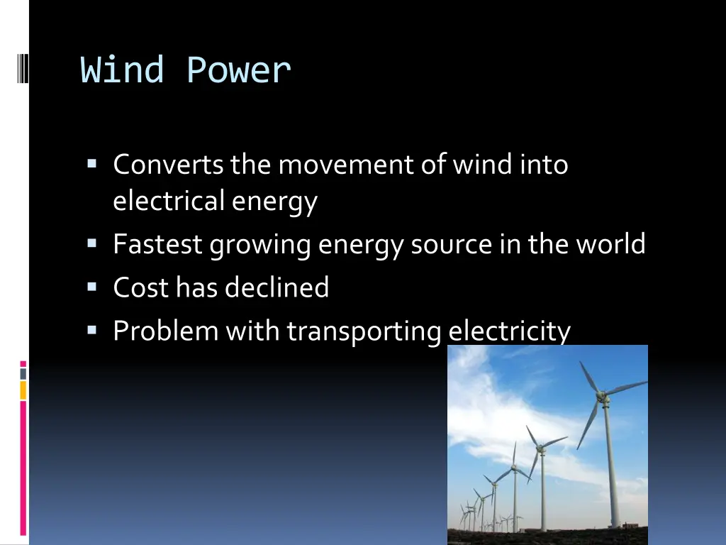 wind power