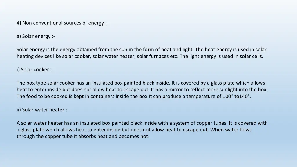 4 non conventional sources of energy