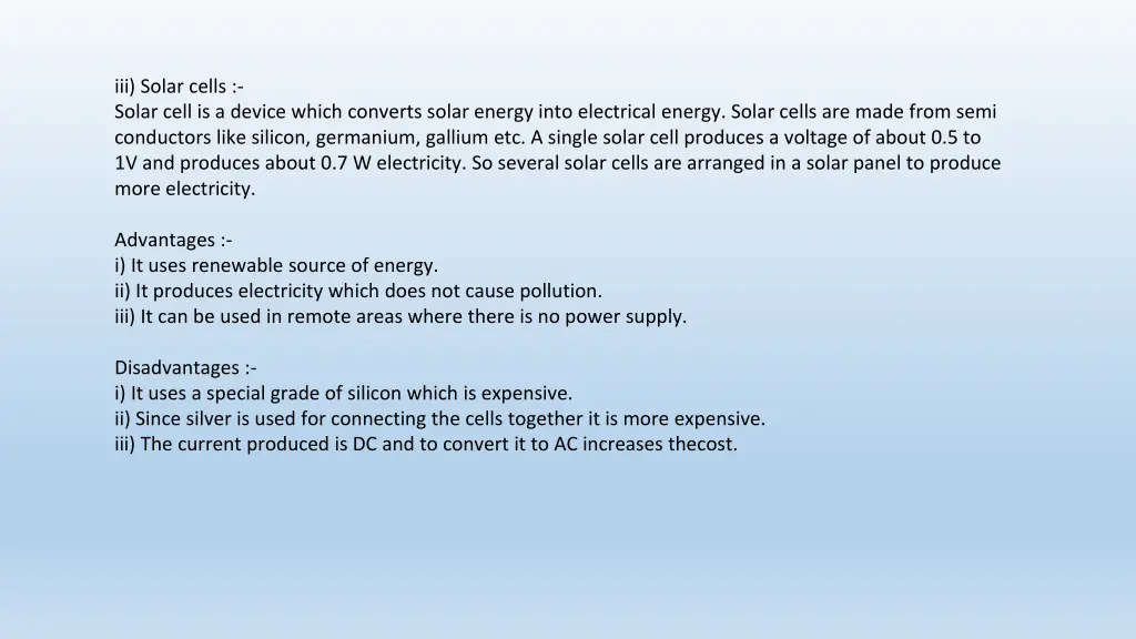 iii solar cells solar cell is a device which