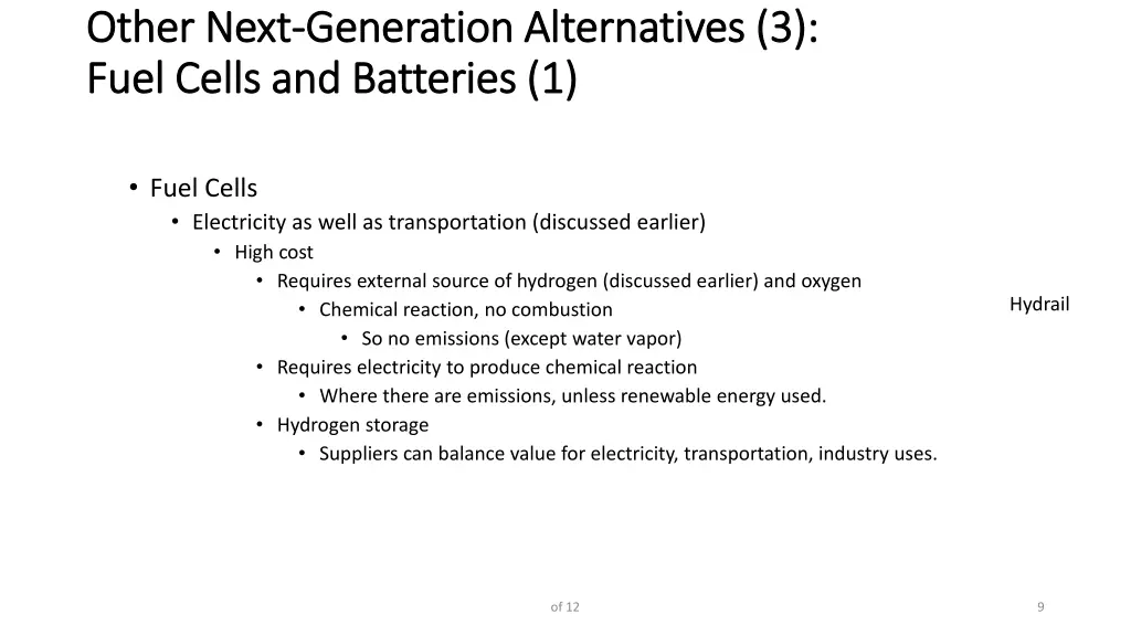 other next other next generation alternatives 2