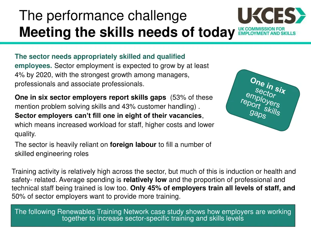 the performance challenge meeting the skills