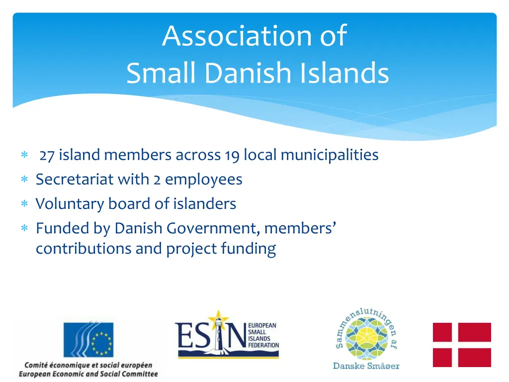 association of small danish islands