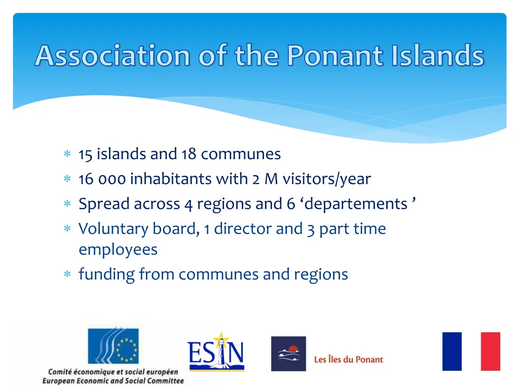 association of the ponant islands