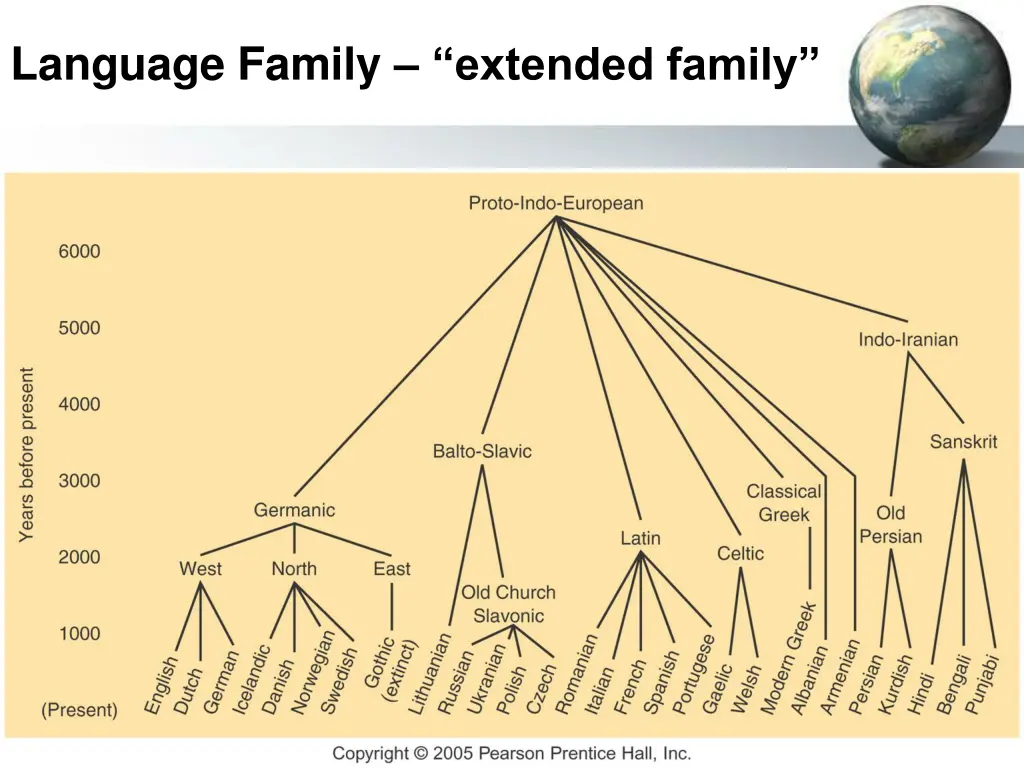 language family extended family