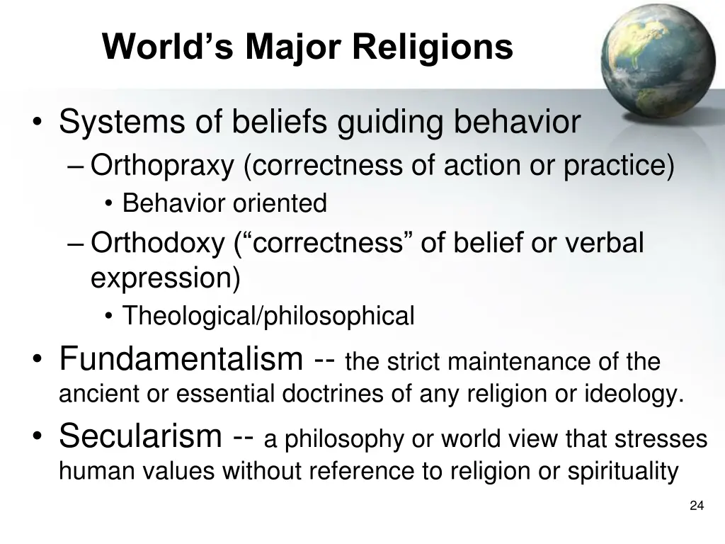 world s major religions