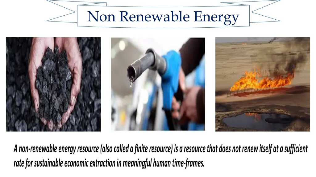 non renewable energy