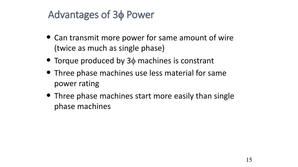 advantages of 3 advantages of 3 power