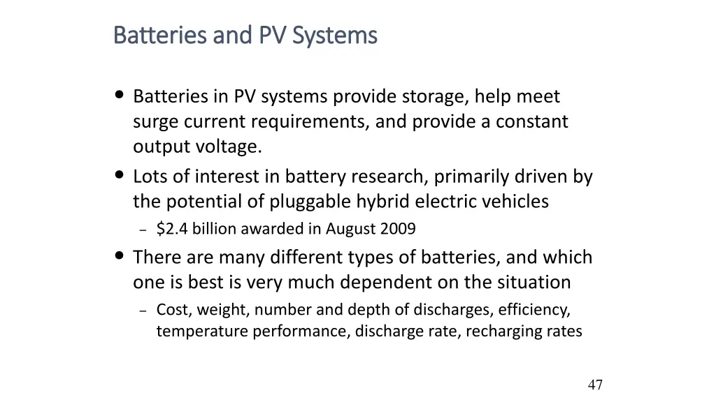 batteries and pv systems batteries and pv systems