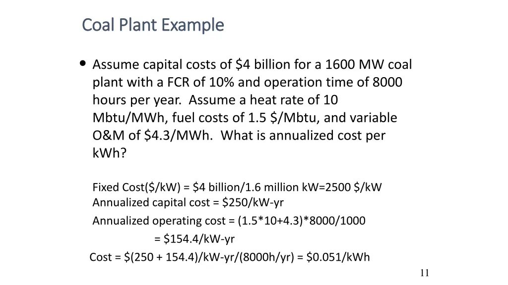 coal plant example coal plant example