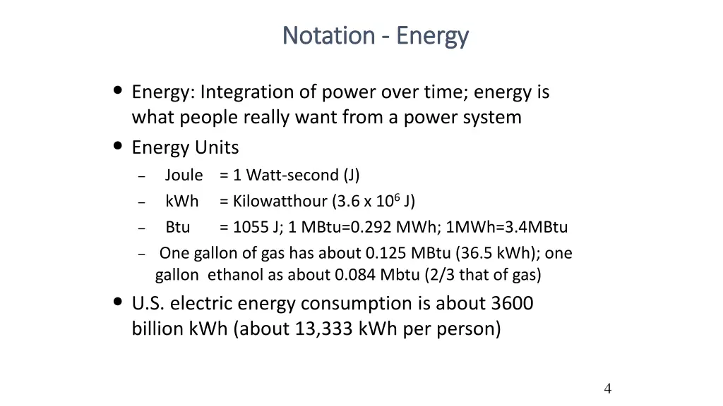 notation notation energy