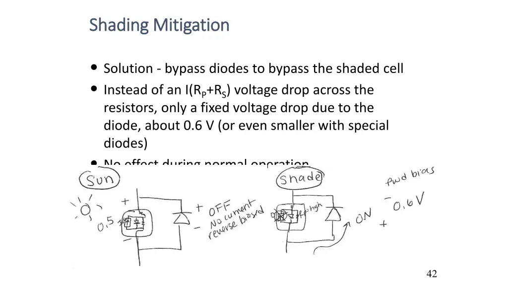 shading mitigation shading mitigation