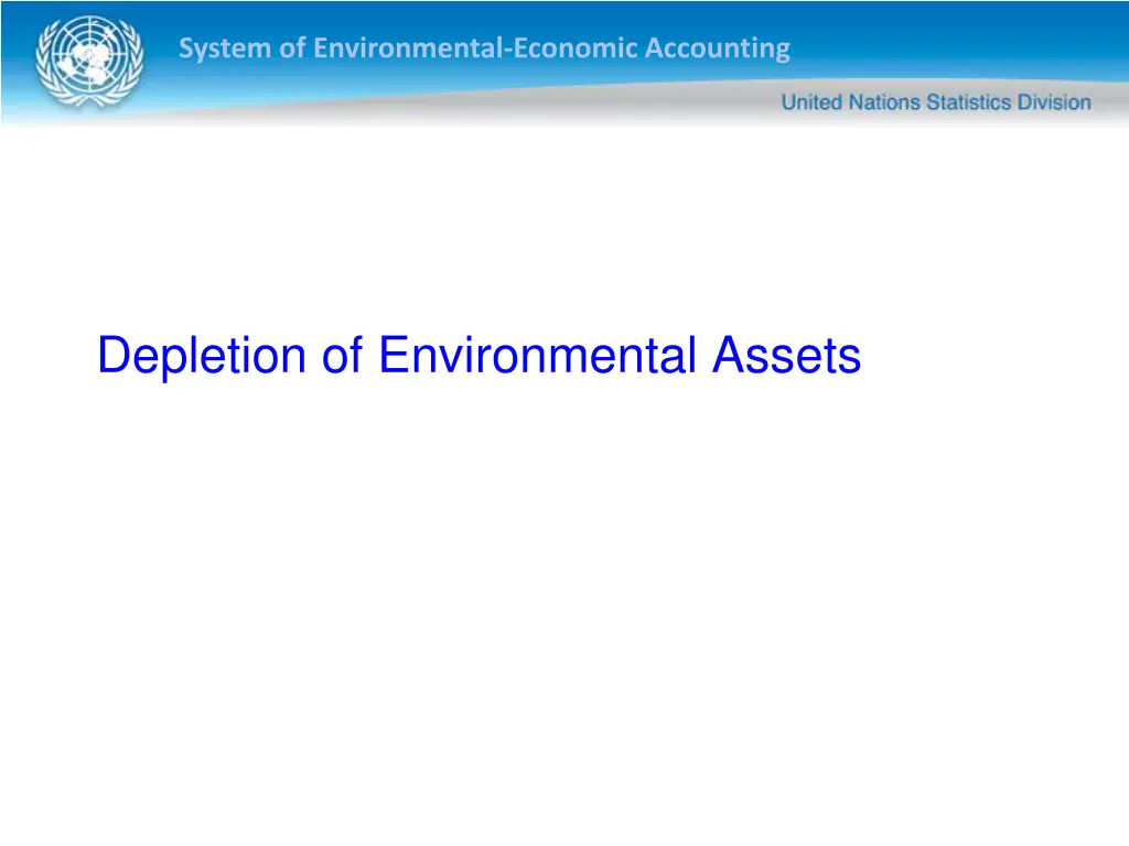 system of environmental economic accounting 33