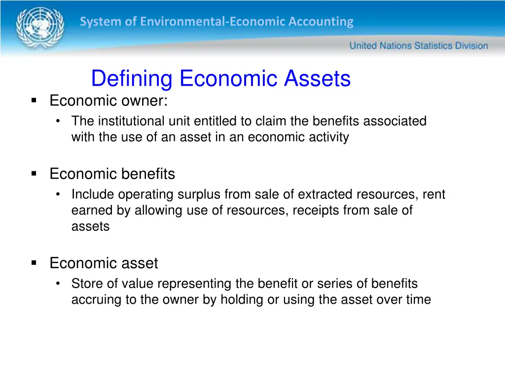 system of environmental economic accounting 39