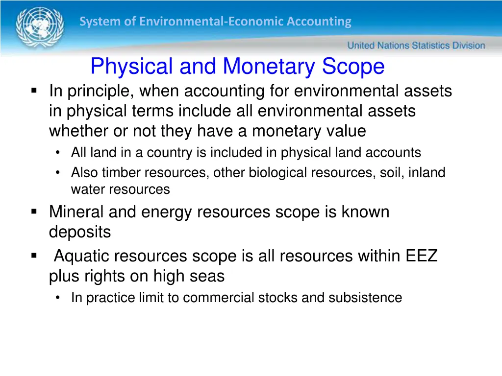 system of environmental economic accounting 7