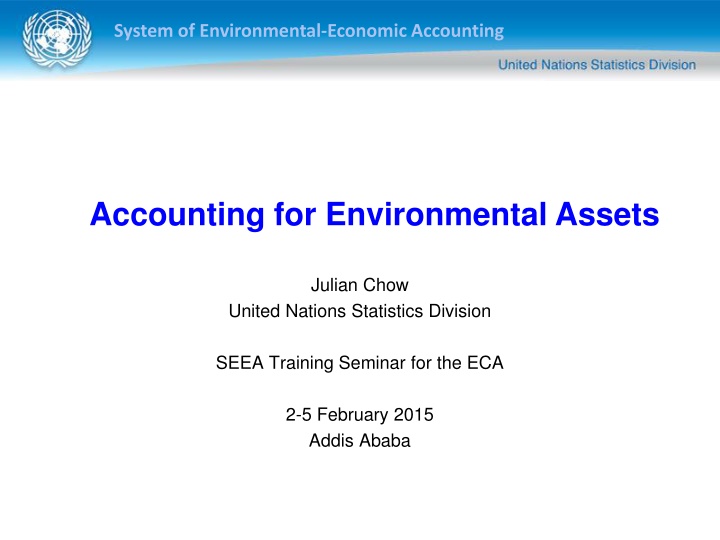 system of environmental economic accounting