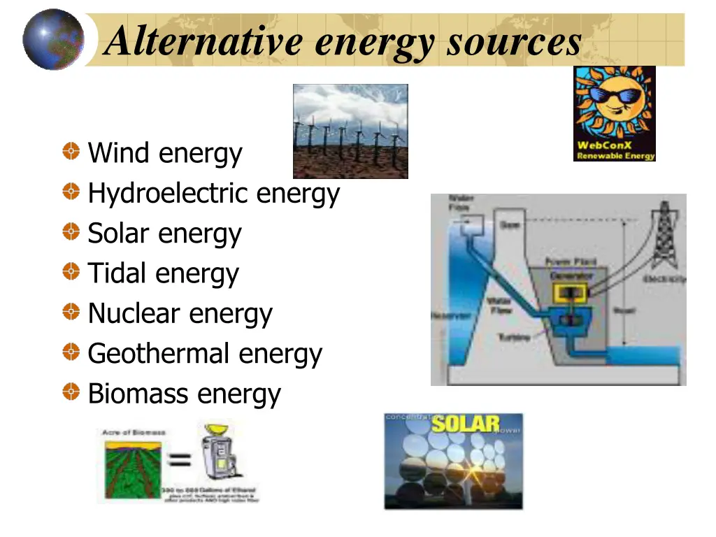 alternative energy sources