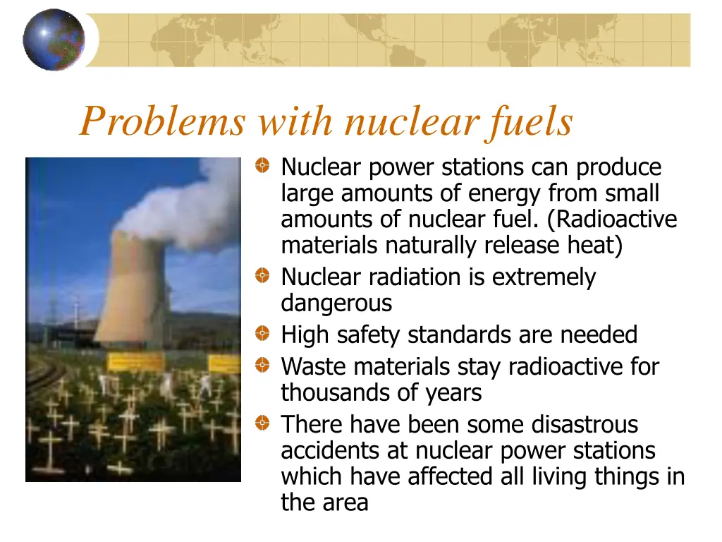 problems with nuclear fuels nuclear power