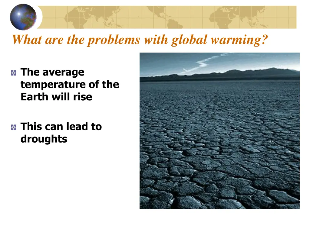 what are the problems with global warming