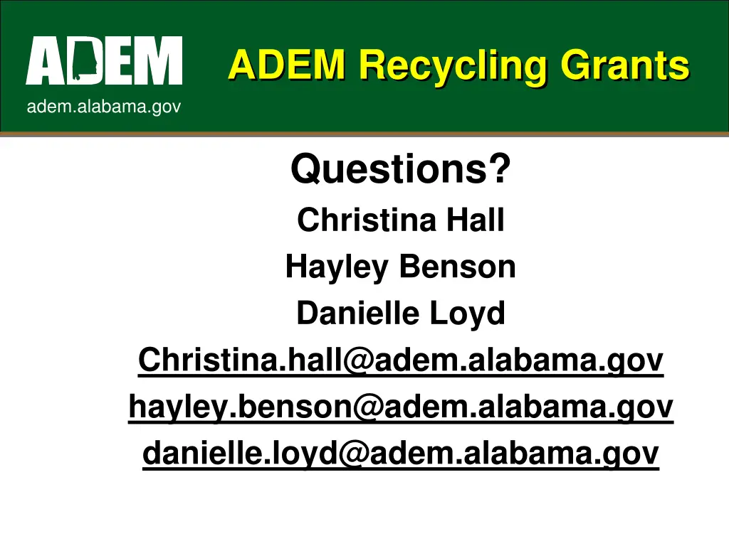 adem recycling grants 3