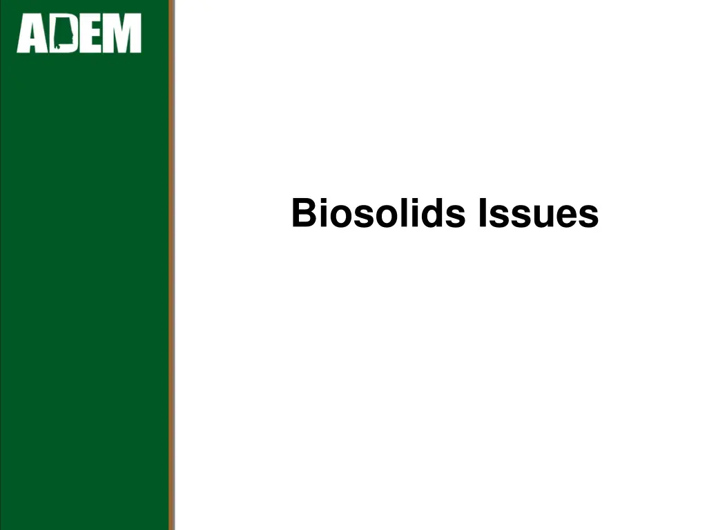 biosolids issues