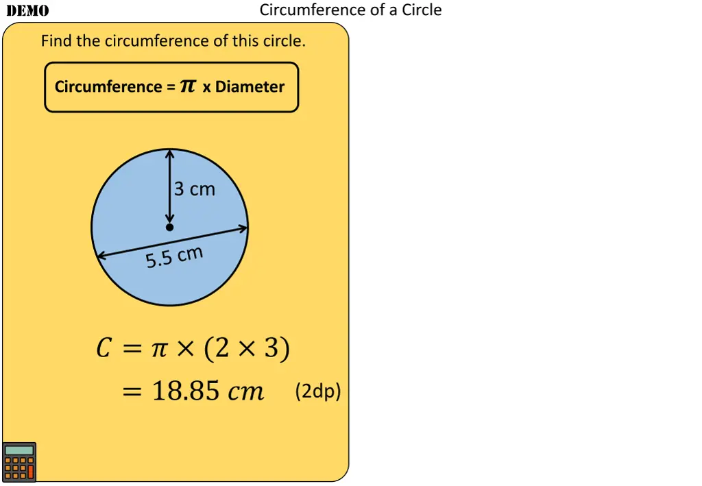 circumference of a circle 2