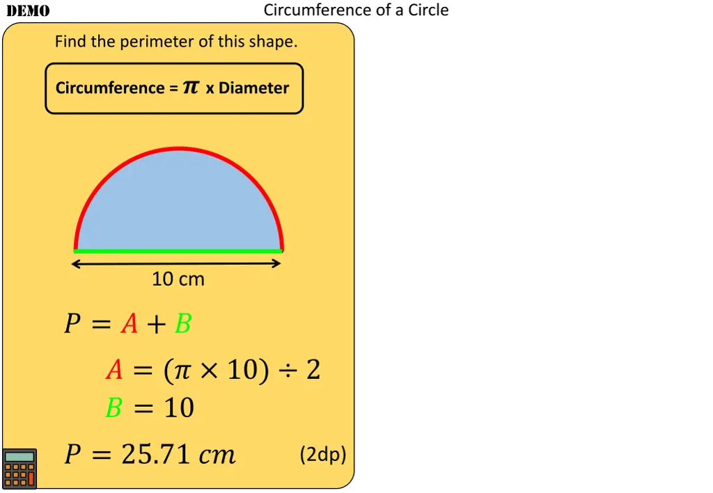 circumference of a circle 3