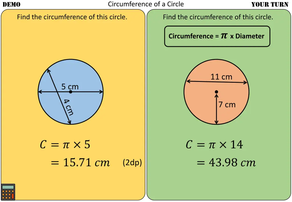 circumference of a circle 5