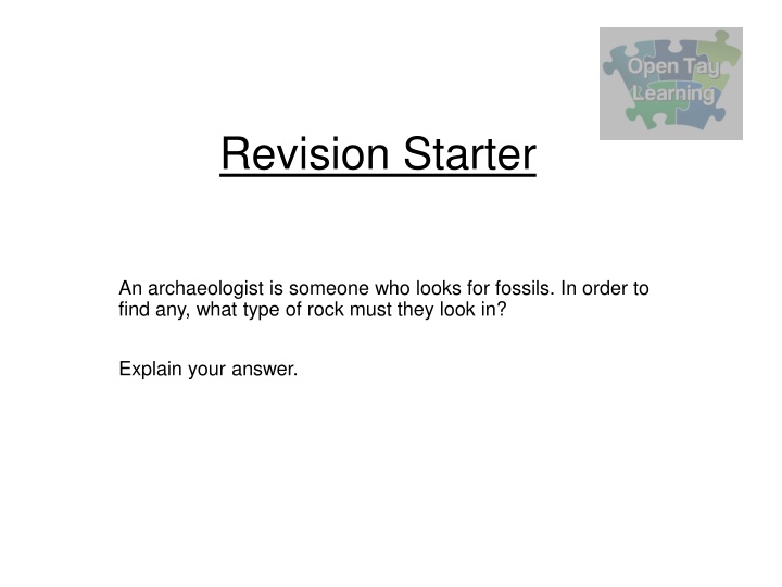 revision starter