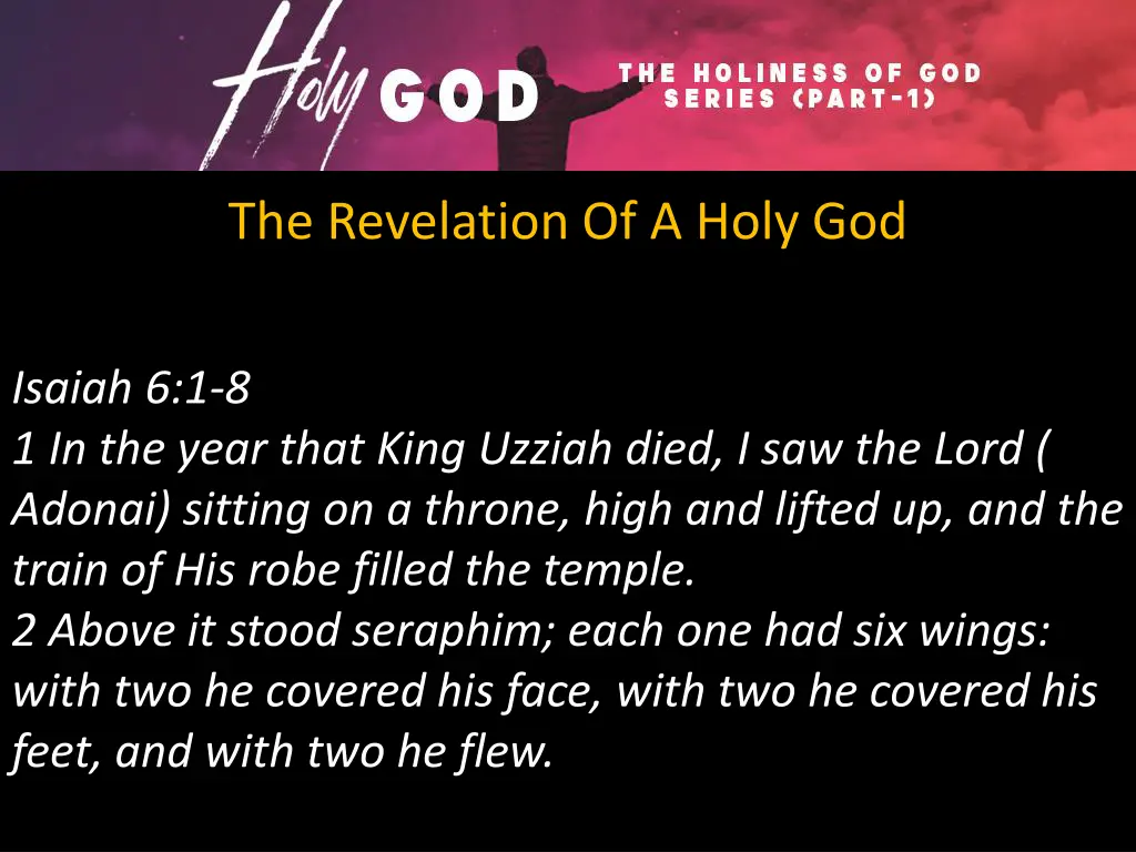 the revelation of a holy god 3