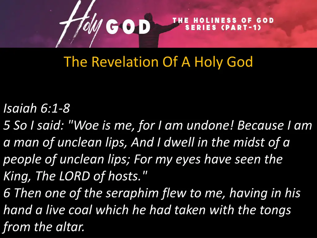 the revelation of a holy god 5