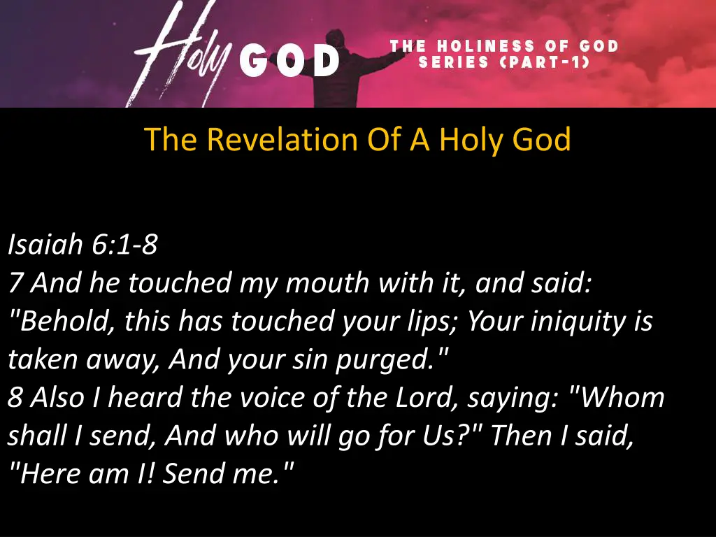 the revelation of a holy god 6