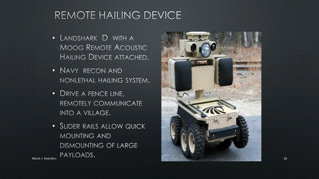 remote hailing device