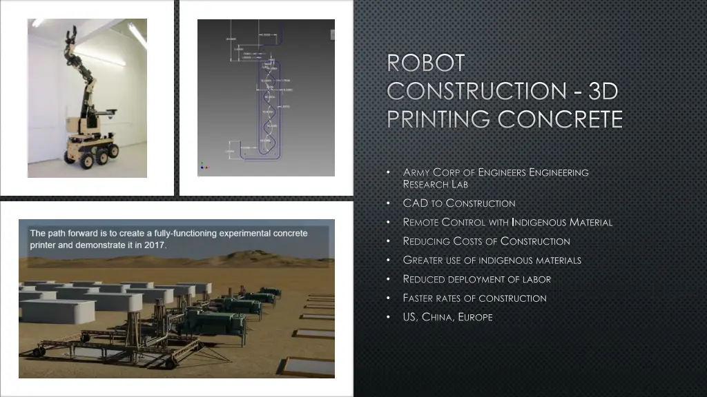 robot construction 3d printing concrete