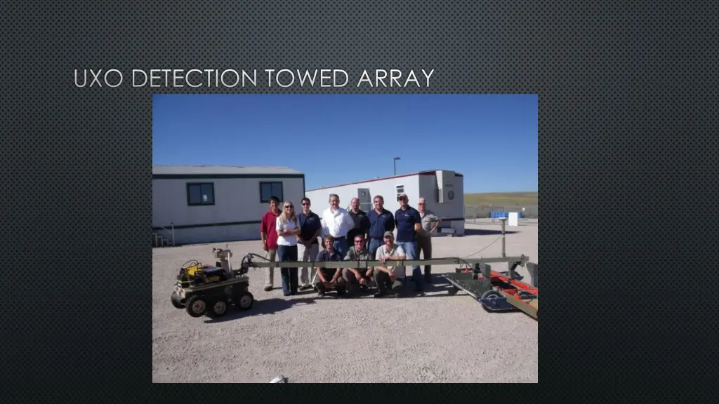 uxo detection towed array