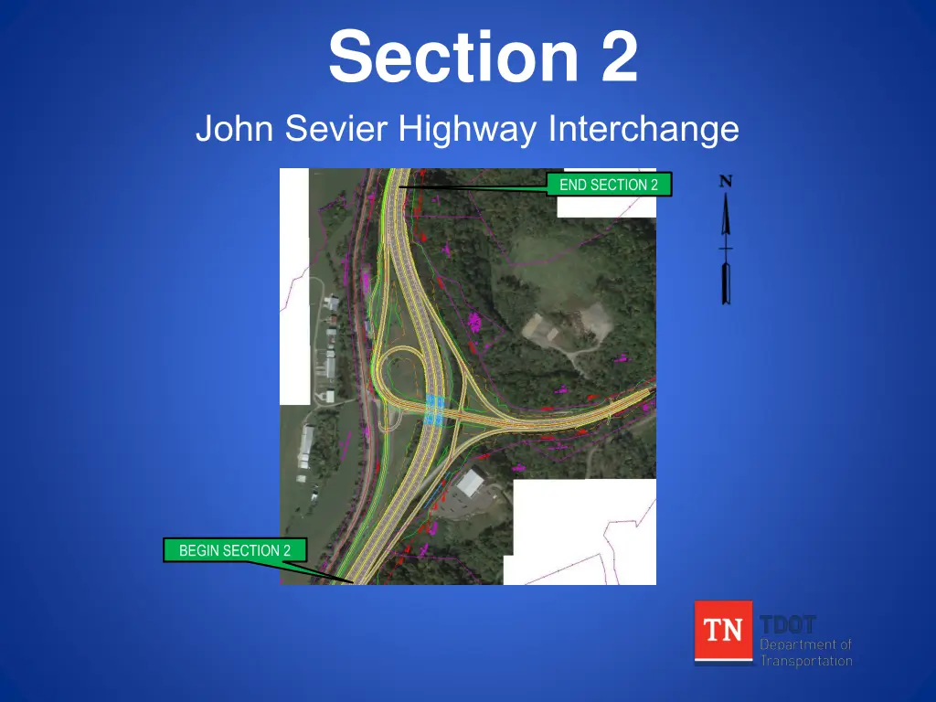 section 2 john sevier highway interchange