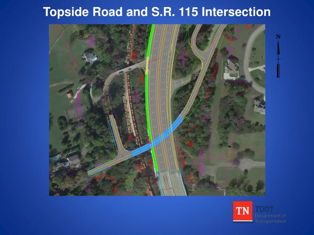 topside road and s r 115 intersection