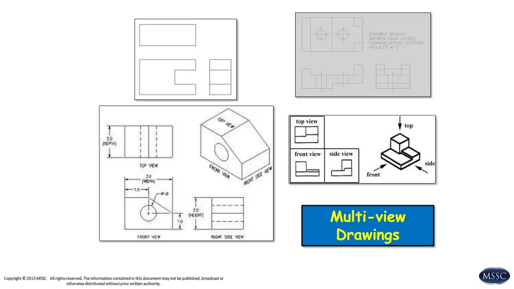 multi view drawings