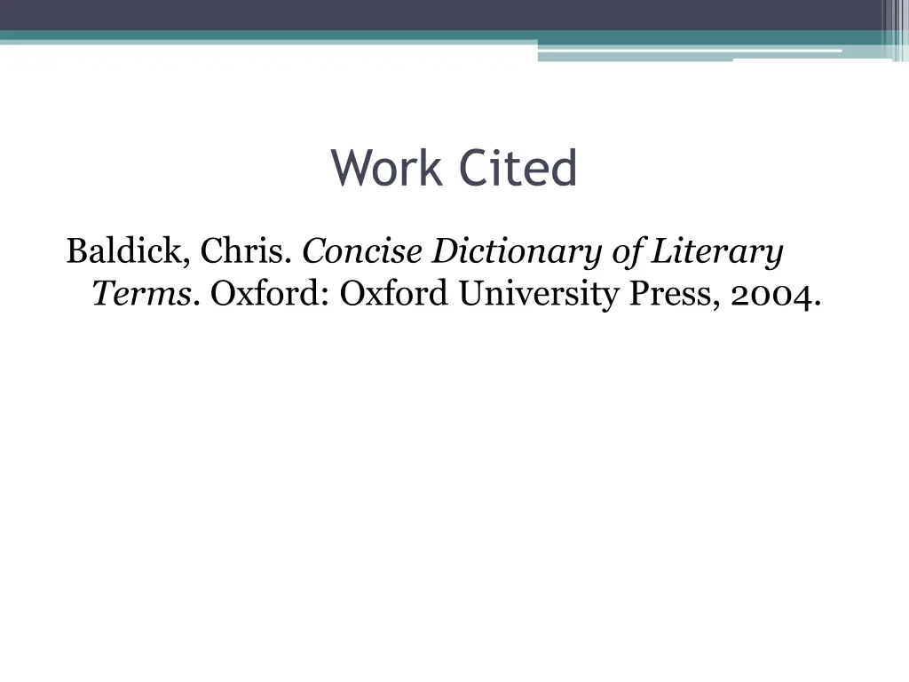 work cited