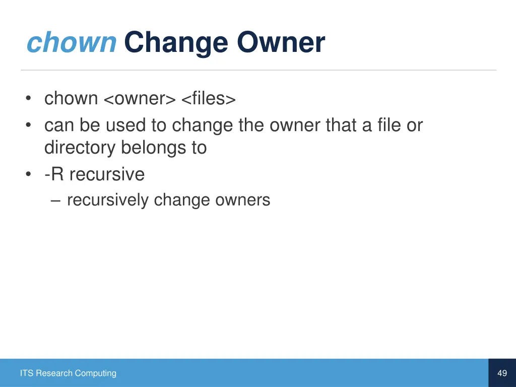 chown change owner