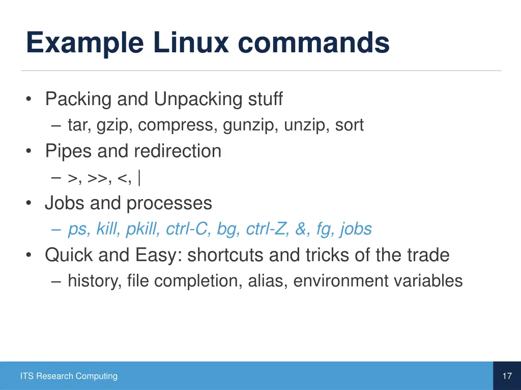 example linux commands 1